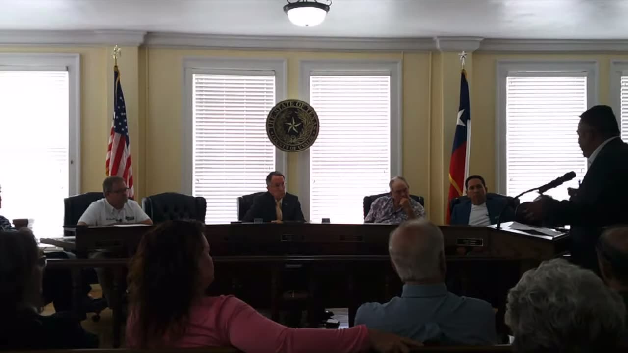 Uvalde Democrat Chair Comments to Commissioners Court 07-10-23