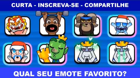 ALL EMOTES CLASH ROYALE PART 9