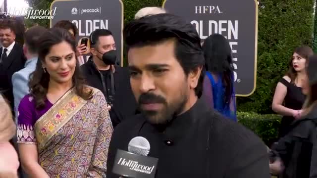 Ram Charan speech at Golden global awards function 🏆 #ramcharan #rrr #love #hollywood