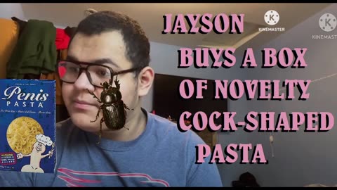 Jayson Buys a Box of Pasta (Title Card)