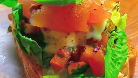 🍅🥑🍞🥰#tiktokfood#asmr#food#viral#fyp