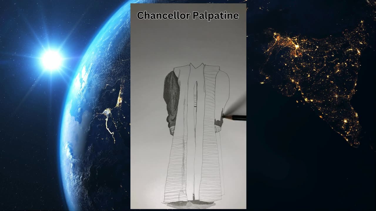 Chancellor Palpetine timelapse drawing