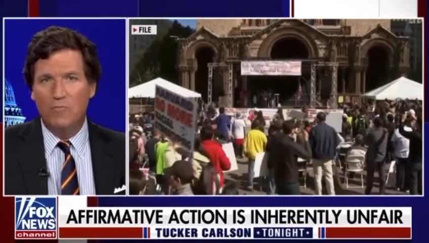 Tucker Carlson: Meritocracy VS Affirmative Action