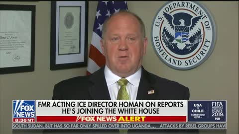 Homan--Border Czar announcement is premature