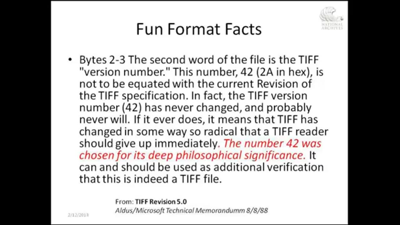 Transfer Guidance Revision Project Identifying FitforPurpose Formats