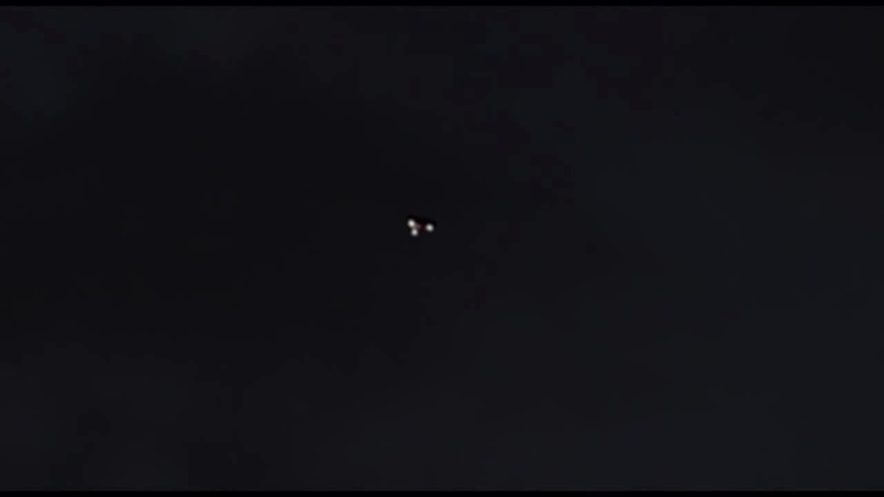 Unidentified flying object hovering over Townsville, Australia