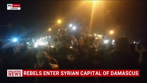 Rebels enter the Syrian capital of Damascus