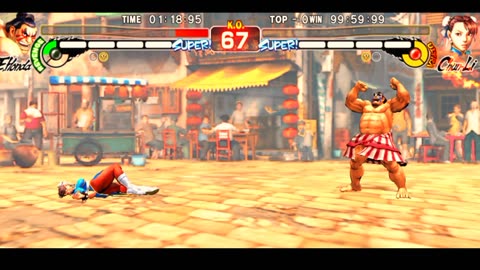 E.honda vs Chun-Li street fighter 4k ultra HD