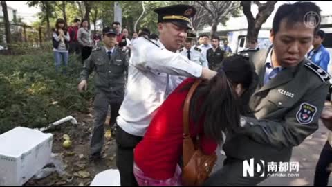 Violência de Agentes de Guangzhou Provoca Revolta Popular