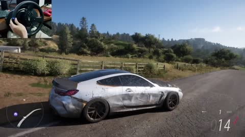 Rebuilding BMW M8 Competition Coupe 1300HP - Forza Horizon 5 | Thrustmaster T300RS Gameplay.-10