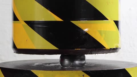 HYDRAULIC PRESS VS STEEL BALL !!!