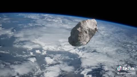 Nasa Released a video of a spacecraft colliding with an asteroid
