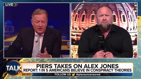 Piers Morgan Challenges Alex Jones You KNOW It's Nonsense! The Full Debate