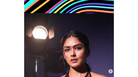 Mrunal Thakur slays in black, fans call her a fashion icon #shorts #youtubeshorts