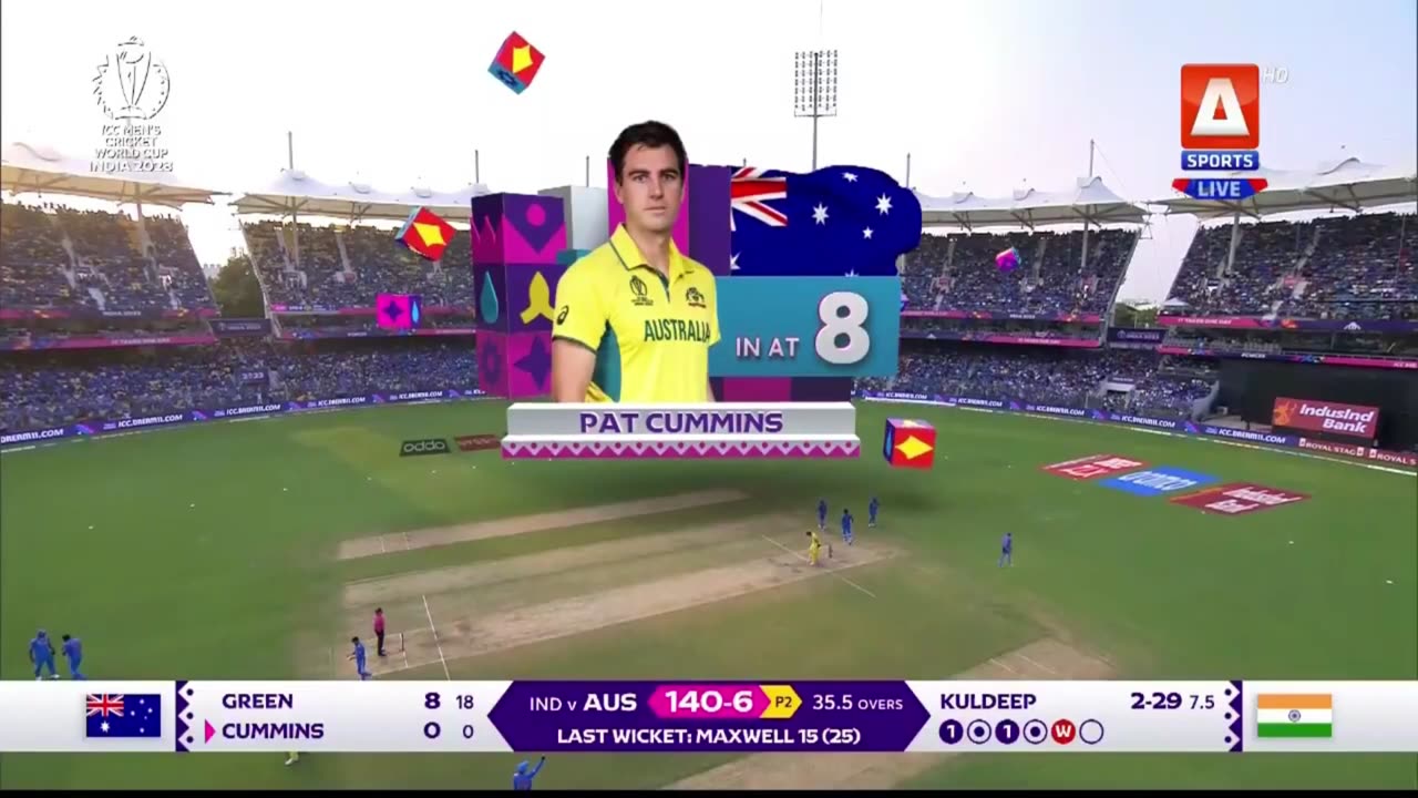 India vs Australia Cricket Match Highlights | World Cup 2023