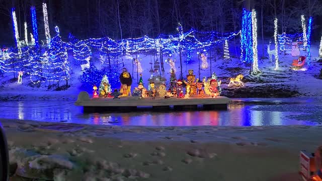 Emery Church Road Christmas Lights, PA