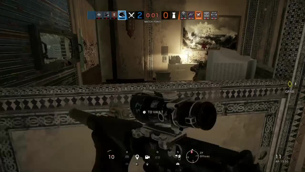 Last Second Win 1v1 Situation Rainbow Six Siege R6 Gameplay for Playstation 4 Slim