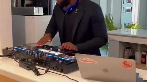 When your DJ is a man of culture