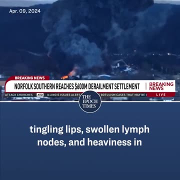 East Palestine, Ohio has Agreed To A $600M Settlement On Train Derailment Case