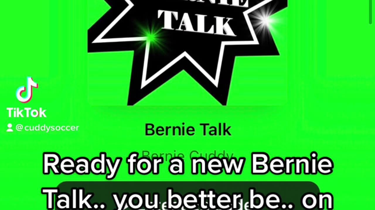 New Bernie Talk Soccer Podcast