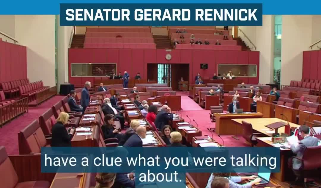 Australia. Senator Gerard Rennick: Misleading advertising and the risks have never been outlined