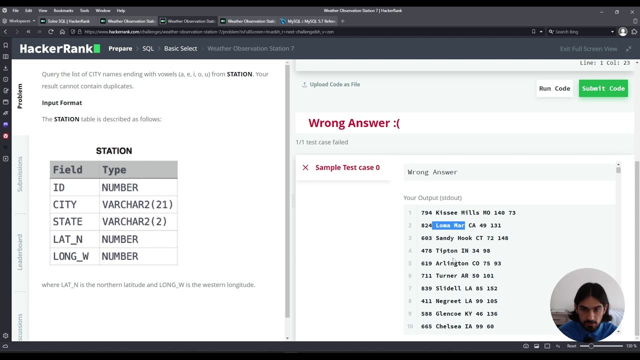 Weather Observation Station 7 | SQL Basic Select | HackerRank Solution