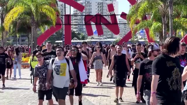 Music fans flock to Brazil's Rock in Rio fest