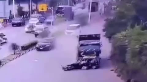 Truck fail to break And Then collateral Damage