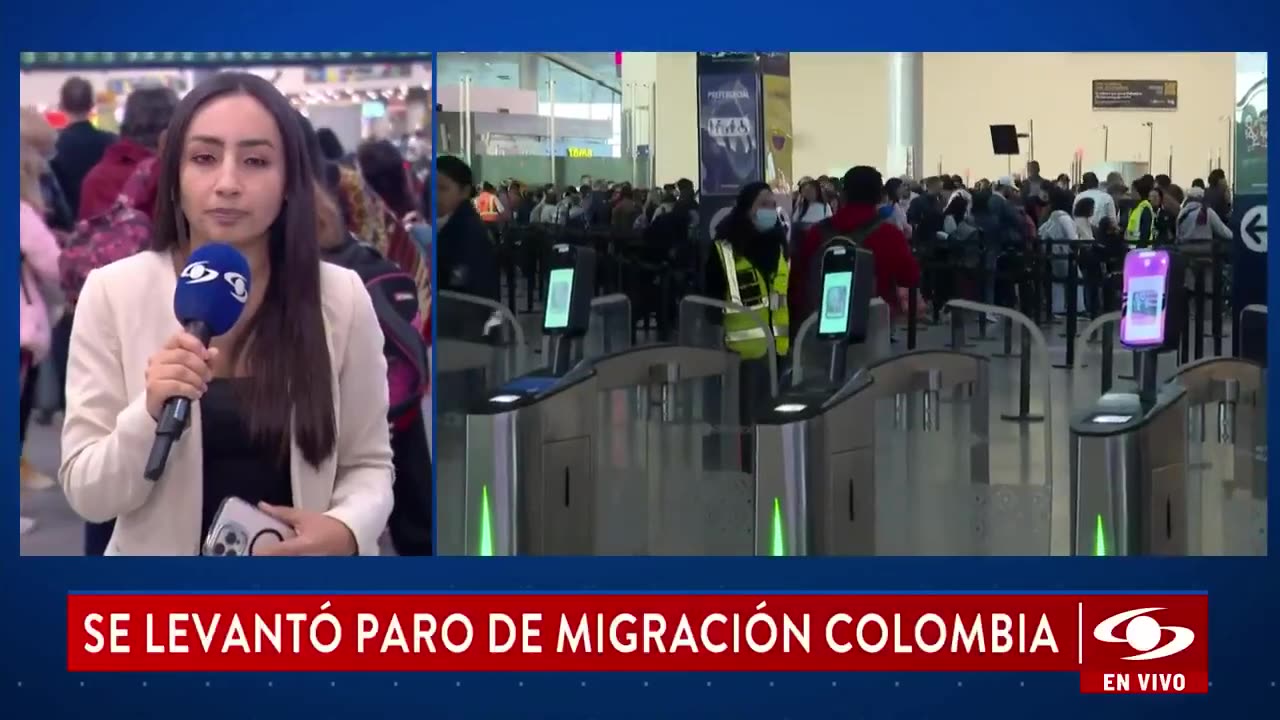 Se levanta plan tortuga en aeropuertos: Migración Colombia y sindicatos llegan a acuerdo