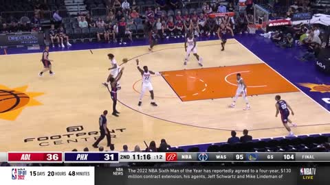 Adelaide 36ers vs Phoenix Suns NBA Pre Season Highlights