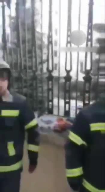 Ukrainian 911 rescuers are got caught on stealing TVs from civilians....Such a crime state