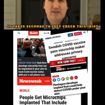 Justin Trudeau on Microchip Conspiracy