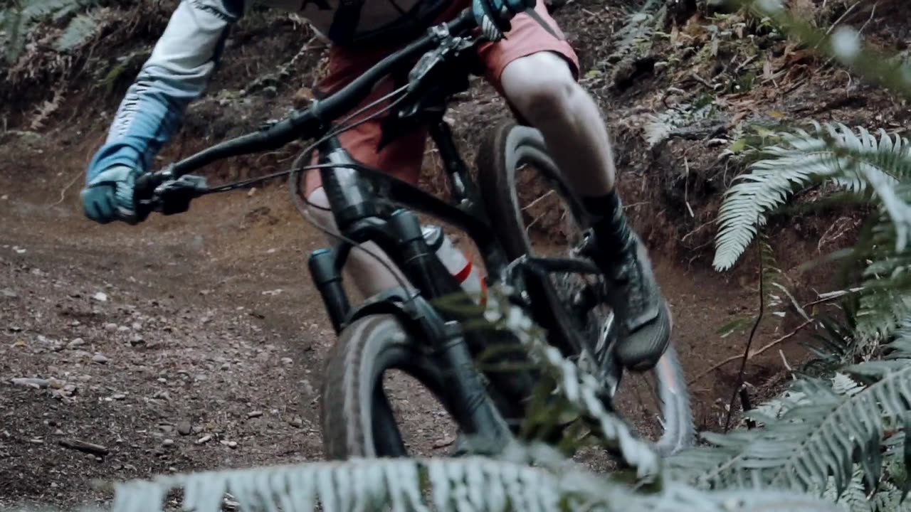 Man cycling Mountain trails