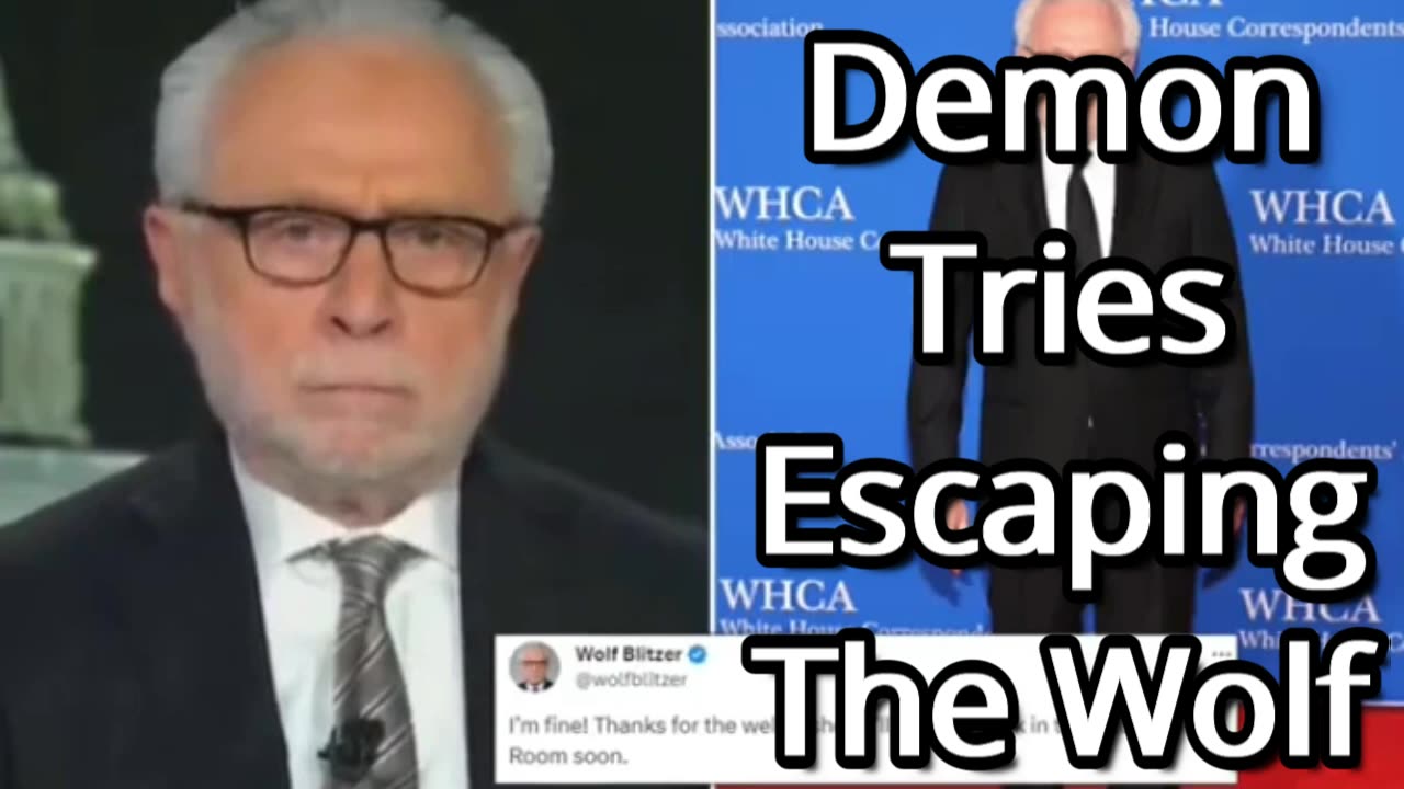 Watch a genuine demon try escaping from Wolf Blitzer LIVE on CNN