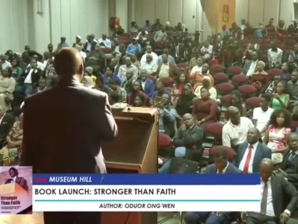 Raila Odinga's speech at the Book Launch STRONGER THAN FAITH in Nairobi