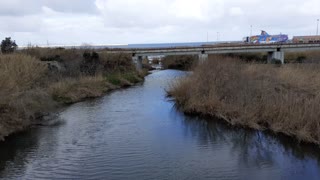 Spectacular view of the river from the Roman Bridge