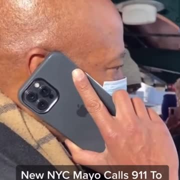 NYC mayor calls 911 and reports a crime in progress