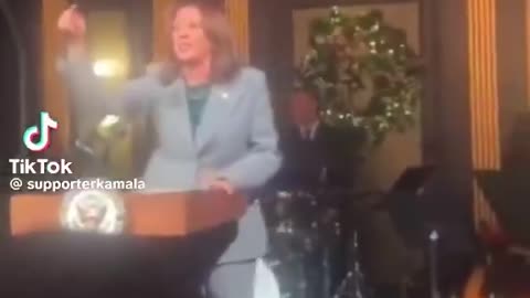 Kamala Harris's remarks at her residence at a holiday party.