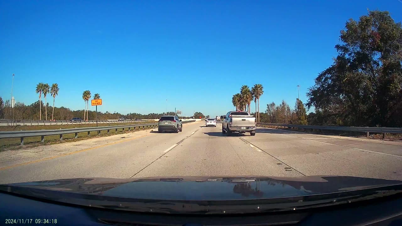 Pickup Truck Crashes While Crossing Lanes