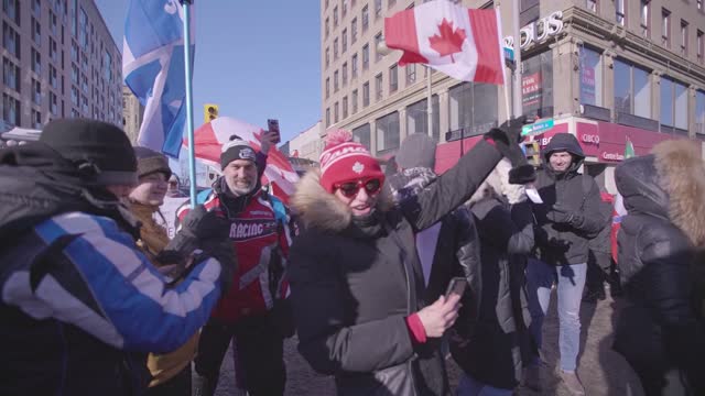 Ottawa Freedom Convoy 2022 (Saturday, February 5th) Shot by Francis Hehle