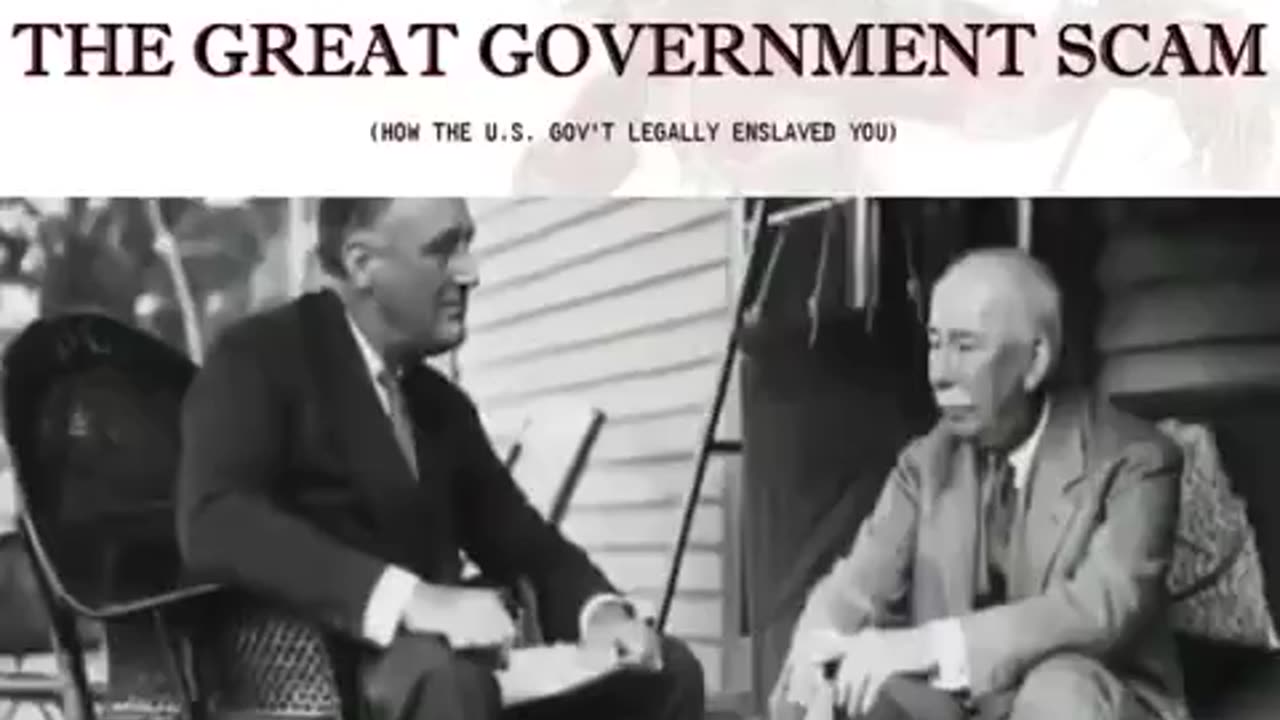 STRAWMAN-complete explanation when we were made a corp. since 1933+ through a birth certificate trust