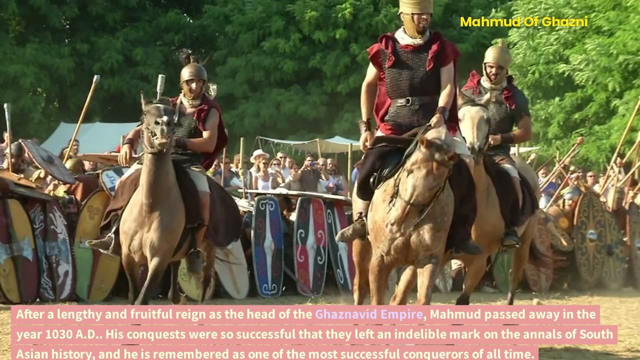 Mahmud of Ghazni was the first Sultan of the Ghaznavid Empire, ruling from 998 to 1030.
