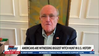 Rudy Giuliani reacts to the newest Trump 'witch hunt'