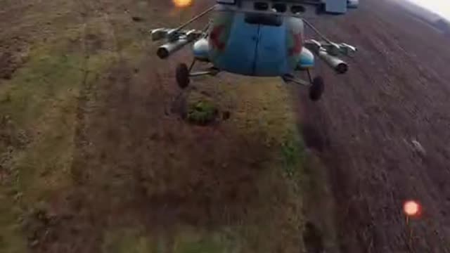Insane Video from Ukrainian Helicopter Pilots