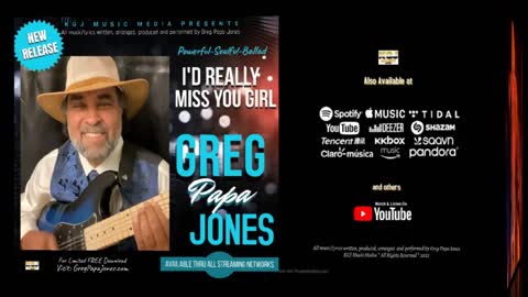 Greg Papa Jones I'D REALLY MISS YOU GIRL (Official Video)