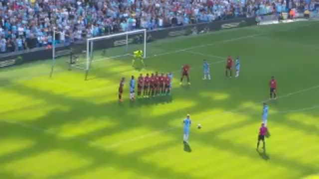 VIDEO: Kevin de Bruyne scores stunning free kick goal vs Bournemouth