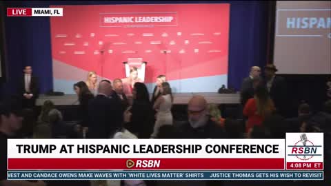 10/5/22 President Donald Trump speaking at the Hispanic Leadership conference In Miami Link below