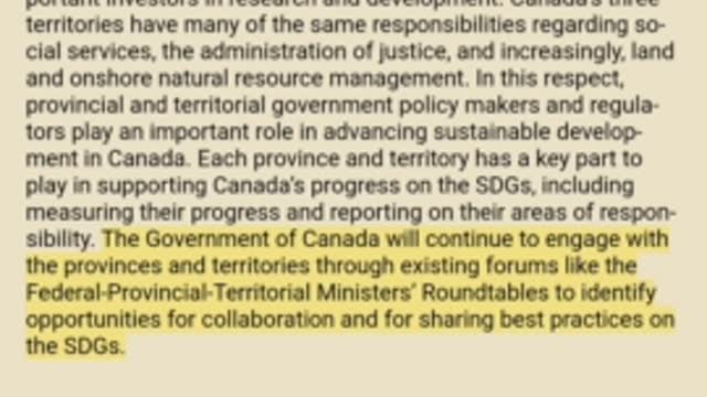 (GOV. CANADA) Canada’s 2030 Agenda National Strategy Interim Document Sustainable Development Goals