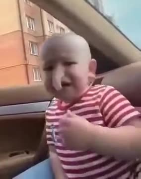 Cute Baby Not Having it with cute filters 😍.