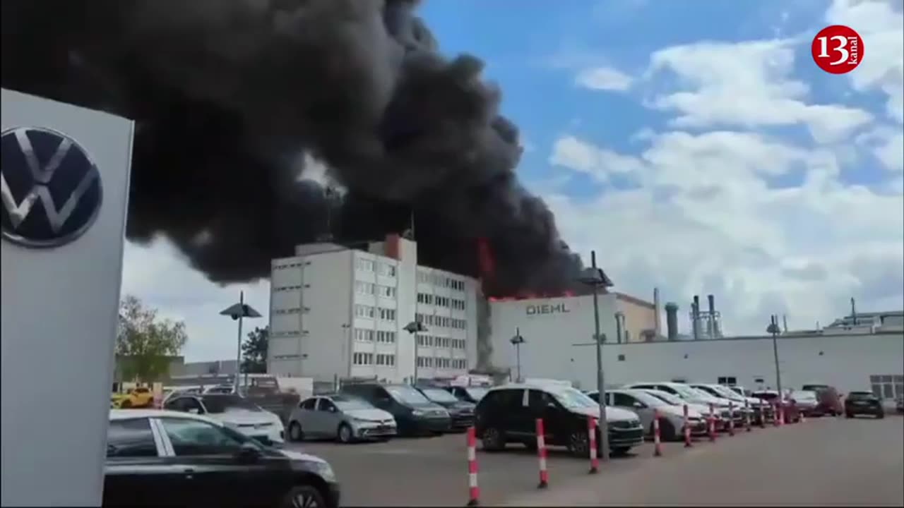 Russia is involved in a large-scale fire at a metallurgical plant in Germany